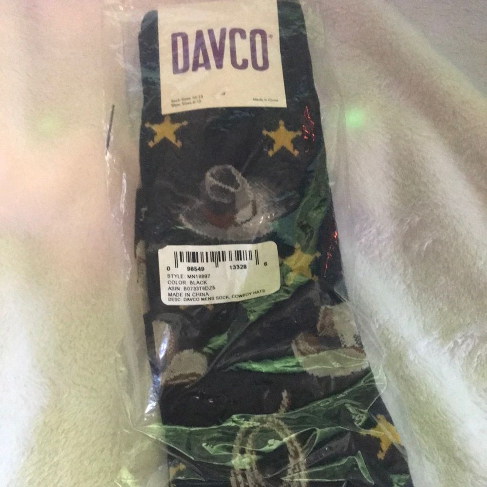 Cowboy Themed Crew Socks